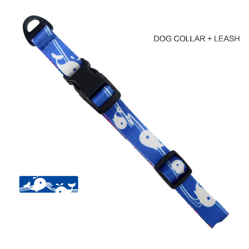 Dog Collar Leash Set With Adjustable Pet Collar And Strangle Resistant P Leash