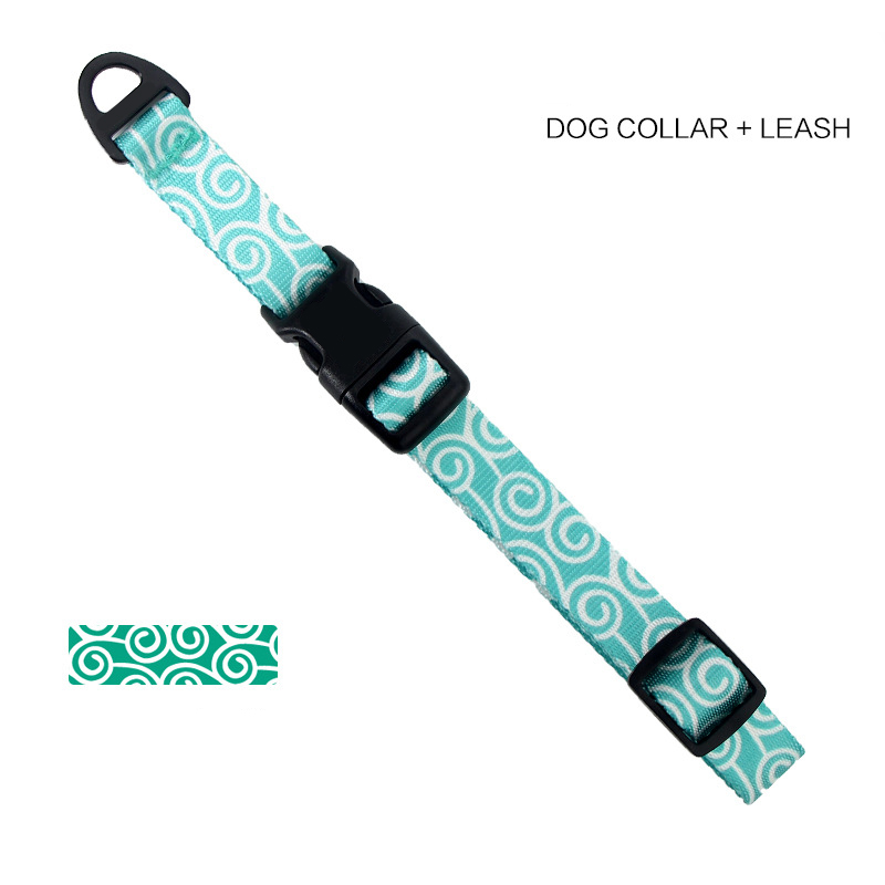 Dog Collar Leash Set With Adjustable Pet Collar And Strangle Resistant P Leash