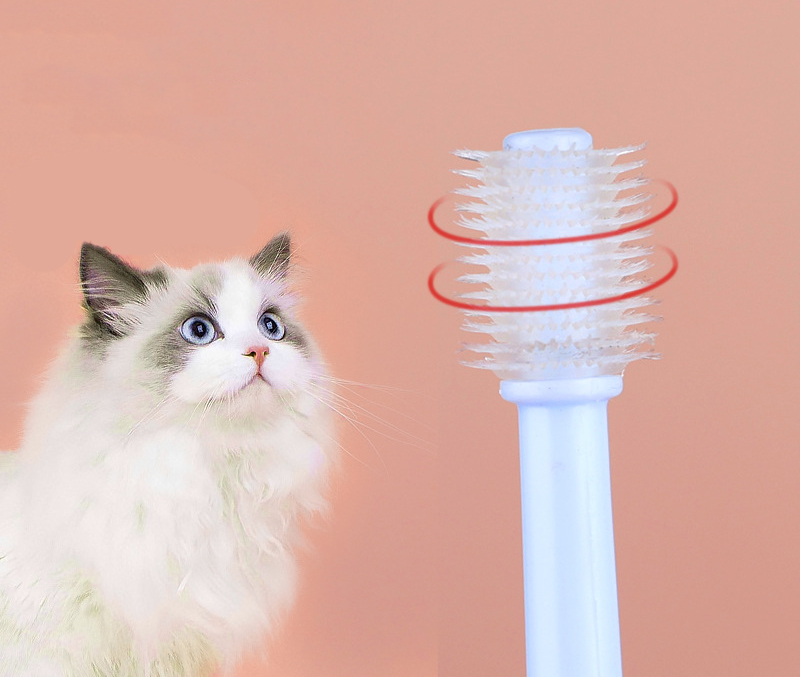 Cat Dog Rotary Oral Cleaning Toothbrush 