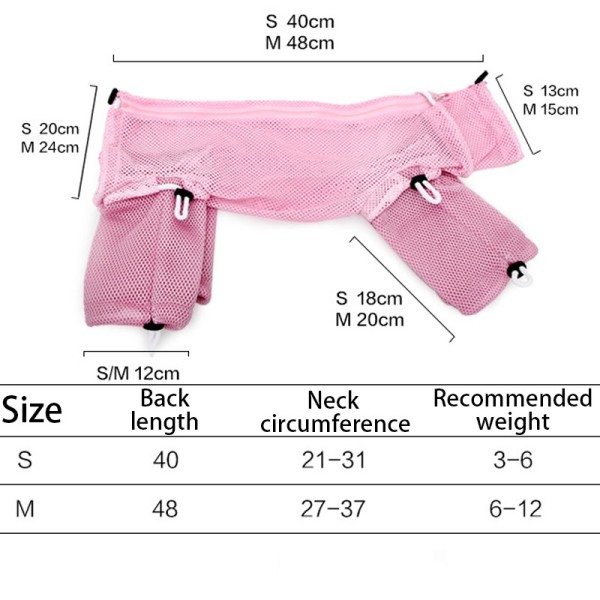 Cat Protective Equipment & Nursing Clothes Pet Grooming Bag Adjustable Bathing And Washing Net Bag For Cat Bite & Scratch Soothing Cat