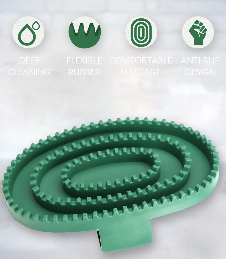 Cat Dog Oval Massage Bath Brush