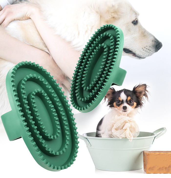 Cat Dog Oval Massage Bath Brush