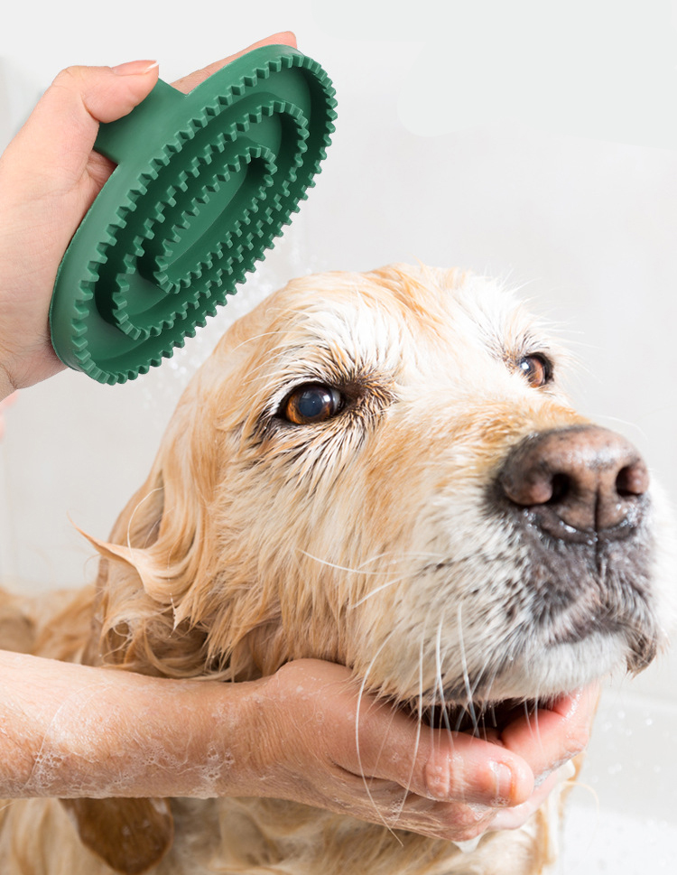 Cat Dog Oval Massage Bath Brush