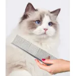 Cat Dog Stainless Double Tooth Long Row Comb