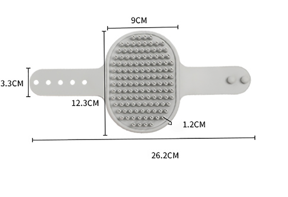 Cat Dog Bath Massage Brush 