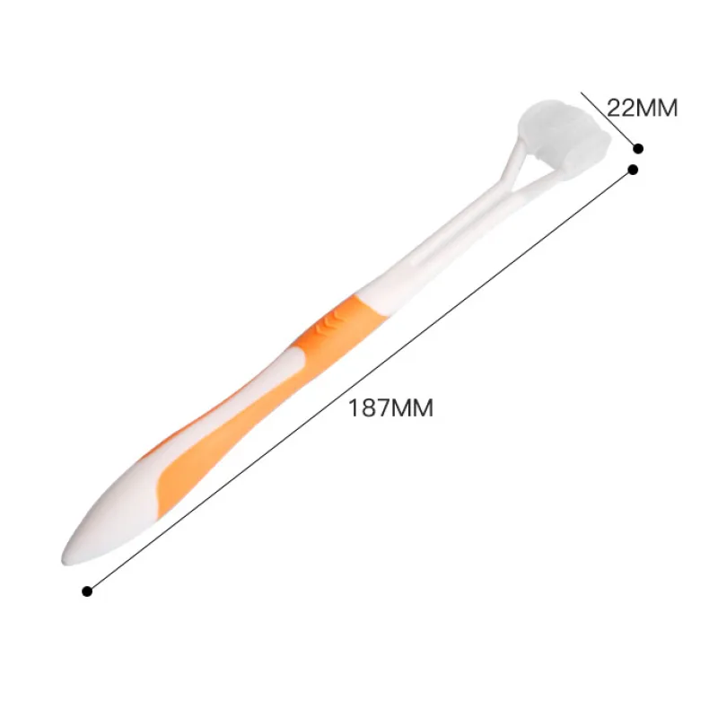 Cat Dog Three Head Cleaning Toothbrush