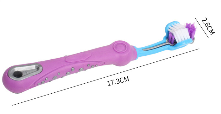 Cat Dog Multi-angle Oral Cleaning Brush