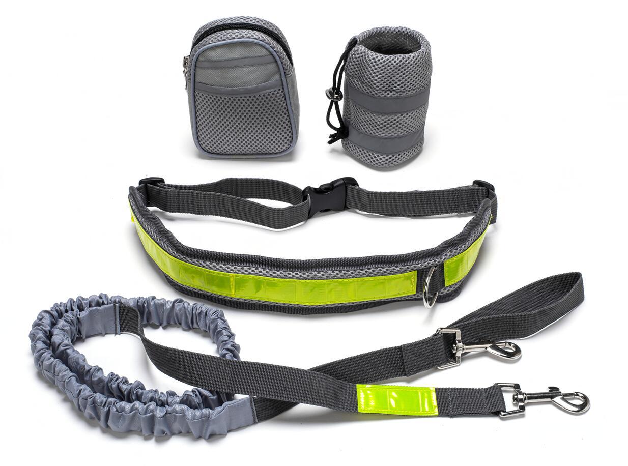 TAILUP Adjustable Hands Free Dog Leash with Fanny Pack