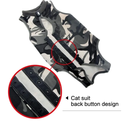 Cat Recovery Suit for Post-operative Care 02
