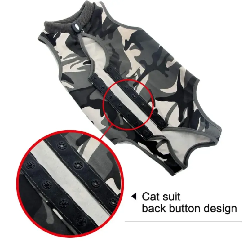 Cat Recovery Suit for Post-operative Care