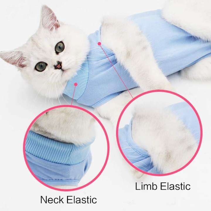 Cat Recovery Suit for Breathable Anti Licking