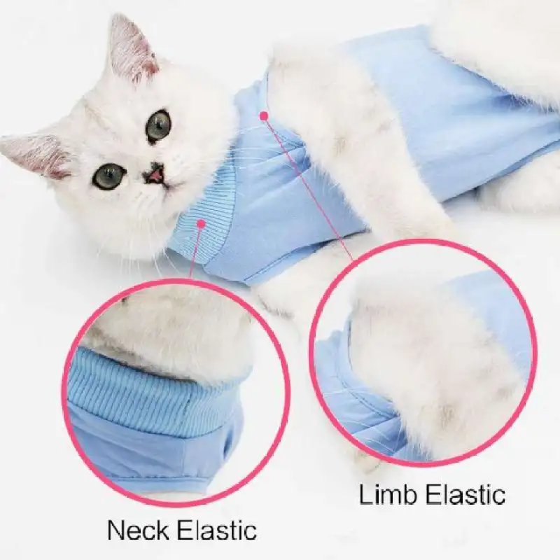 Cat Recovery Suit for Breathable Anti Licking