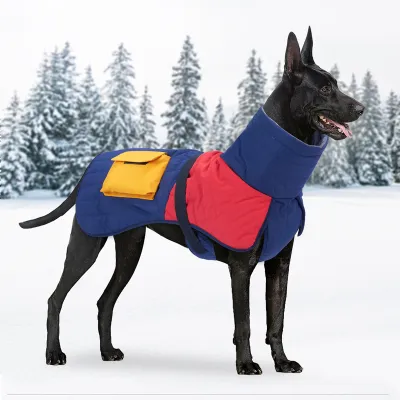 Dog Warm Padded Vest Coats  01