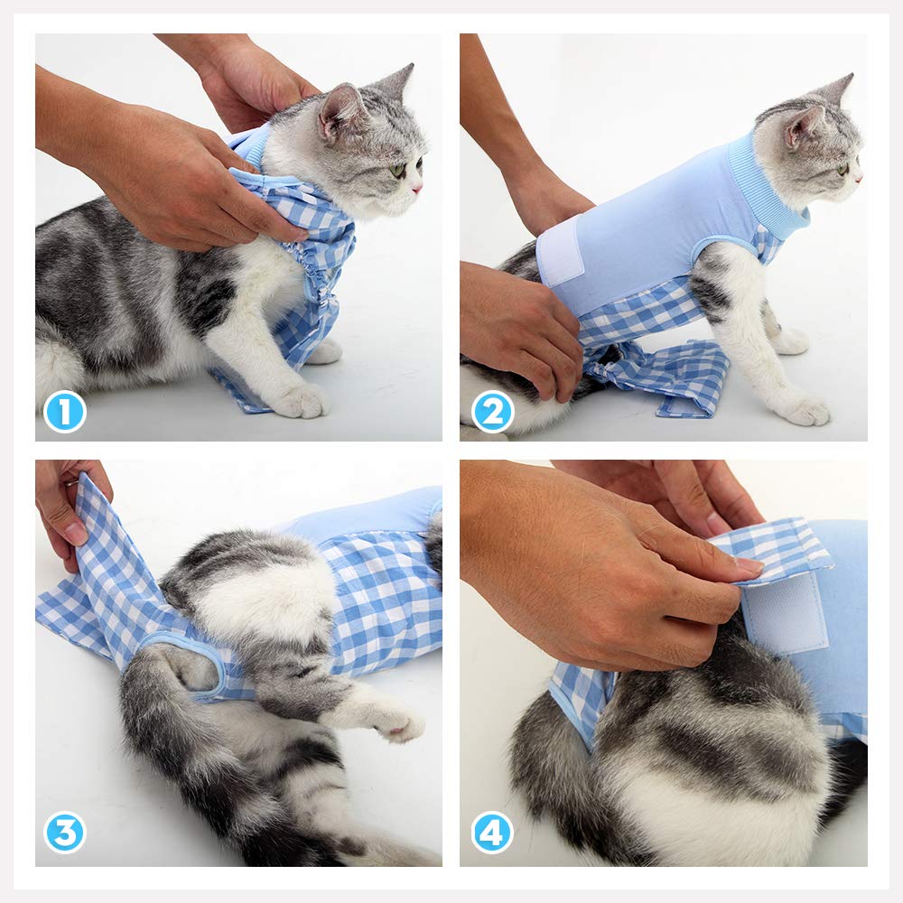 Cat recovery clothing Pet sterilization clothing Post-operative protective clothing Weaning clothing