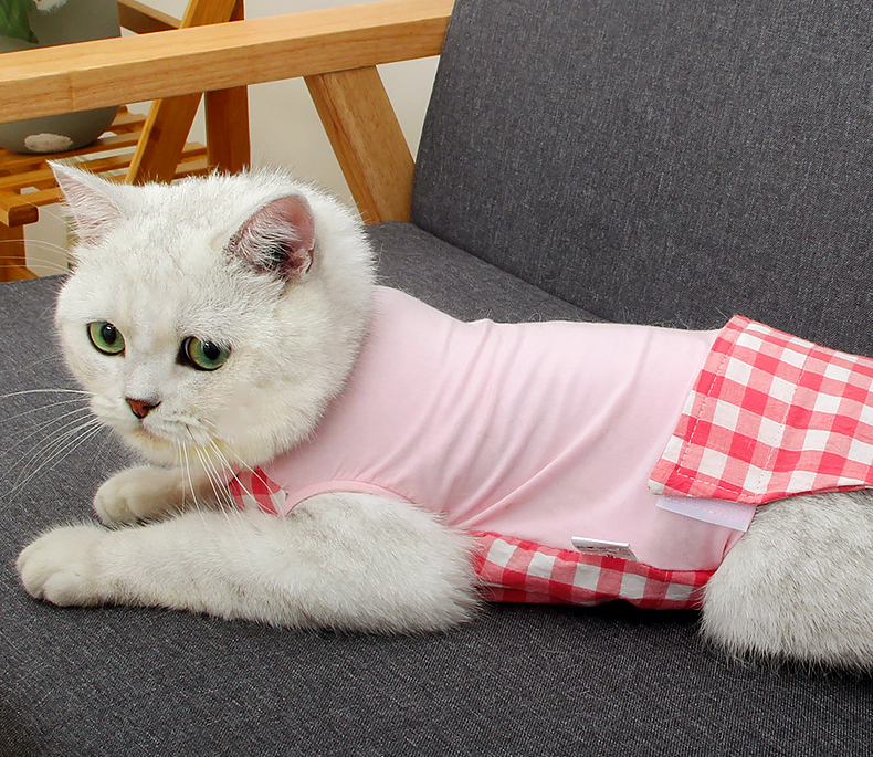 Cat recovery clothing Pet sterilization clothing Post-operative protective clothing Weaning clothing