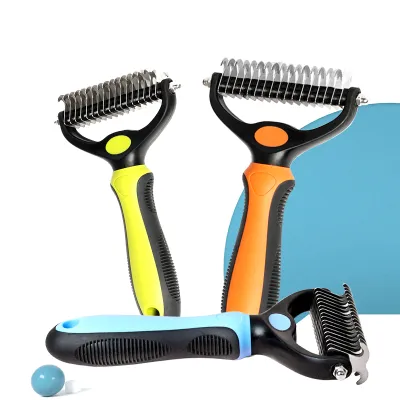Cat Dog Stainless Steel Double Sided Cleaning Brush 01