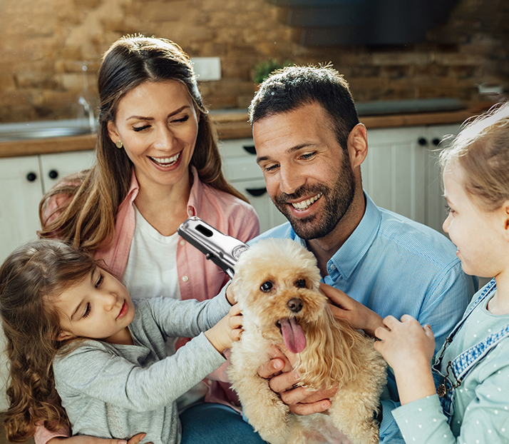 Cat Dog Electric Digital Display Hair Clippers