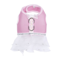TAILUP Dog Capes & Gowns Dog Dress Suspender Pet Lace Mesh Tank Top Tutu Tutu With Bow For Bitches