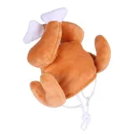 CAT Hat & Scarf Pet Hat Dress Up Chicken Leg Headdress Cat Dress Up Hat Show Ears Cat Headgear