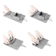 Cat Dog Outdoor Folding Double Bowls04