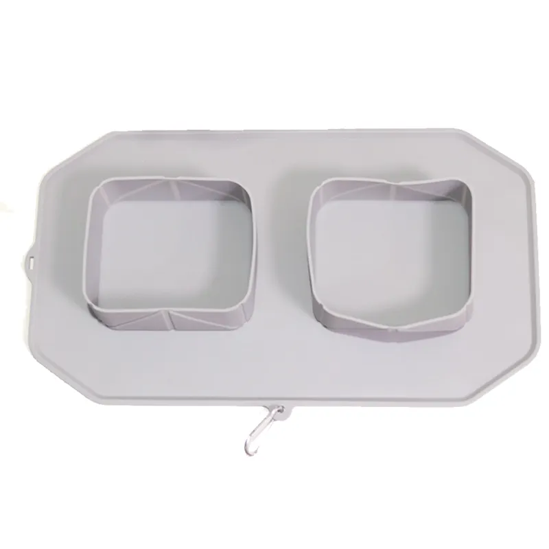 Cat Dog Outdoor Folding Double Bowls03