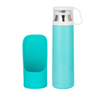 CAT DOG Waterers Pet Owner Dual Water Cup Insulation Cold Dog Portable Water Bottle Silicone Bowl Outdoor Stainless Steel Dog And Cat Water Bottle