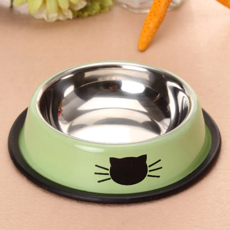 Stainless Thickened Cat Dog Food Bowl07