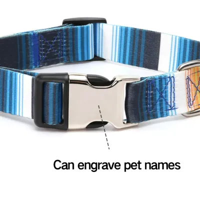 Ethnic Stripe Style Adjustable Cat Dog Collar 02
