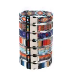 Ethnic Stripe Style Adjustable Cat Dog Collar
