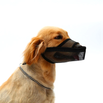 Breathable Air Mesh Nylon Dog Muzzle 01
