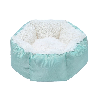 CAT Bag & Cages Cat Litter Removable Winter Warm Plush Semi-Enclosed Cat Litter 01