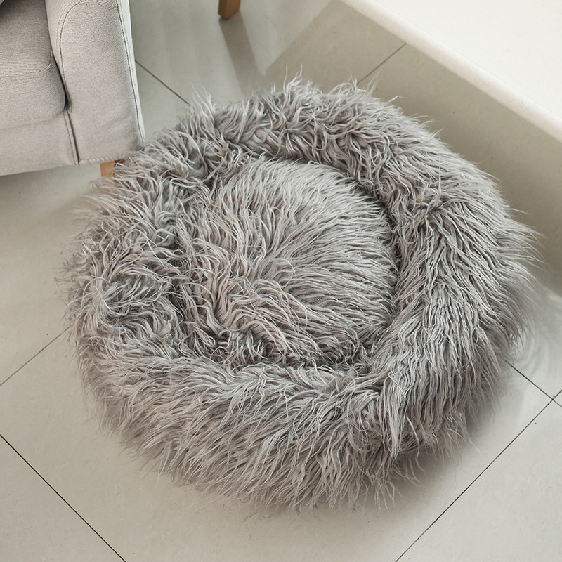 CAT Bag & Cages Plush Cat Litter Winter Warm Removable Semi-enclosed Cat Litter