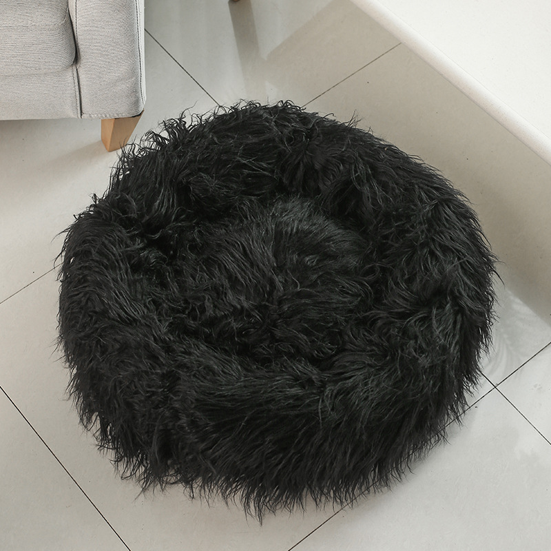 CAT Bag & Cages Plush Cat Litter Winter Warm Removable Semi-enclosed Cat Litter