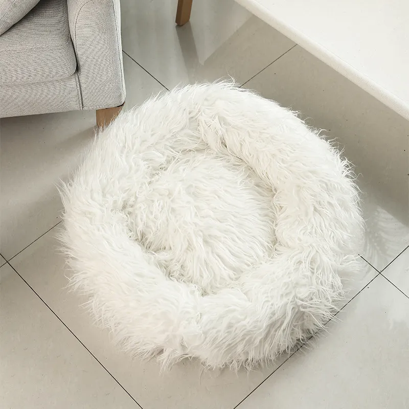 CAT Bag & Cages Plush Cat Litter Winter Warm Removable Semi-enclosed Cat Litter