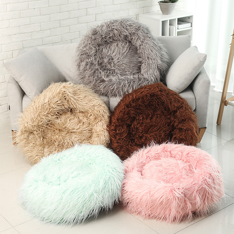 CAT Bag & Cages Plush Cat Litter Winter Warm Removable Semi-enclosed Cat Litter