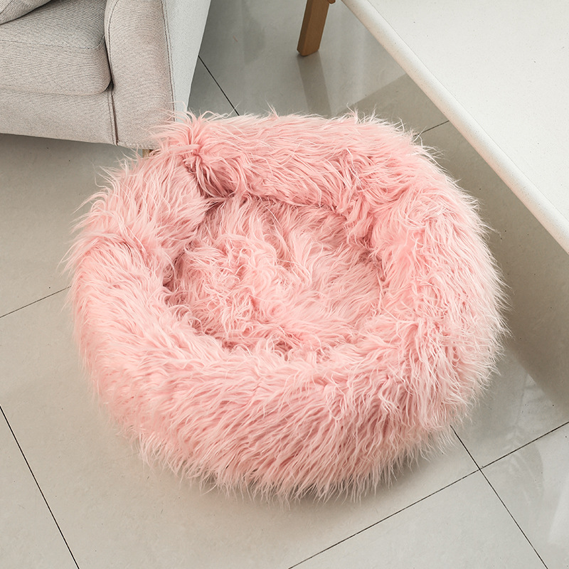 CAT Bag & Cages Plush Cat Litter Winter Warm Removable Semi-enclosed Cat Litter