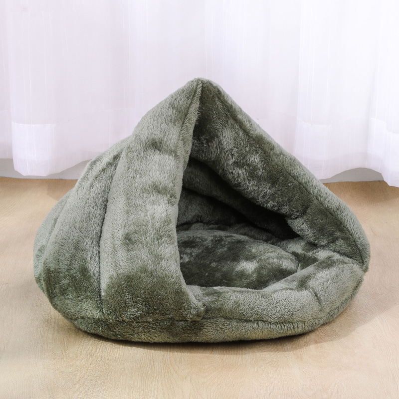 CAT Bag & Cages Pet Slipper Cat Litter Winter Thickening Warm Pet Cat Mat Cat Sleeping Bag Cat Litter