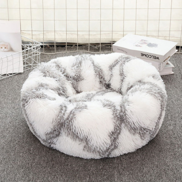 CAT DOG Bag & Cages Dog Kennel Round Plush Pet Kennel Cat Kennel Warm Pet Supplies Dog Bed Pet Bed Pet Cushion Removable And Non-removable