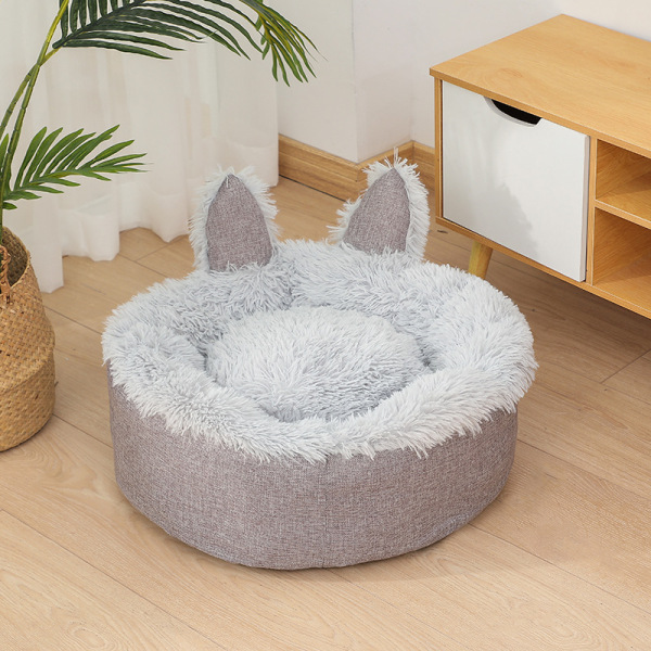 CAT DOG Bag & Cages Dog Kennel Cat Den Four Seasons Available Removable Cat Ears Creative Cat Warm Pet Bed