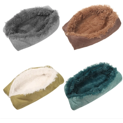 Winter Warm Square Dog Beds 02