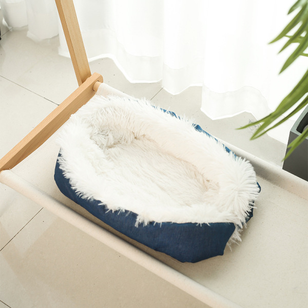 CAT DOG Bag & Cages Plush Dog Pad Pet Pad Pet Bed Dog Kennel Winter Warm Four Seasons Square Kennel Cat Litter