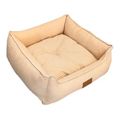 Removable Cotton Linen Breathable Dog Kennel 01