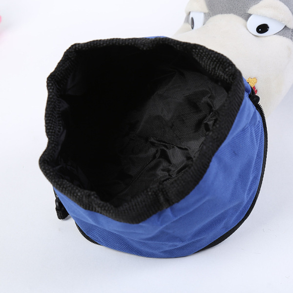 DOG Bowls & Slow Feeder Bowls Oxford Cloth Pet Bowl Waterproof Zipper Folding Pet Supplies Outdoor Travel Portable Dog Bowl