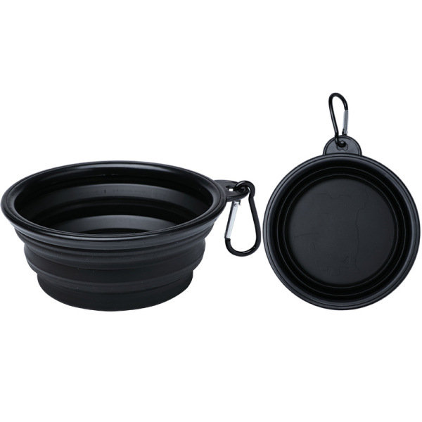 CAT DOG Bowls & Slow Feeder Bowls Pet Silicone Folding Bowl Travel Portable Dog Bowl Dog Food Bowl Cat Bowl Foldable Dog Bowl