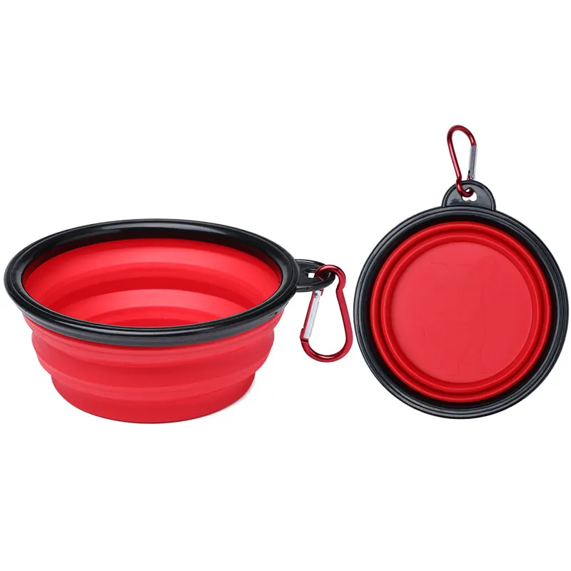 Cat Dog Travel Portable Silicone Bowl02