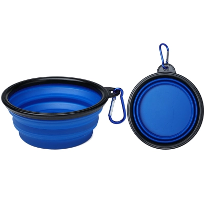 Cat Dog Travel Portable Silicone Bowl 01