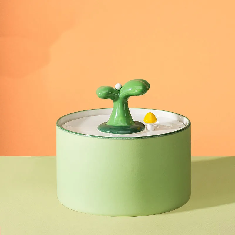 Ceramic Cat Water Dispenser