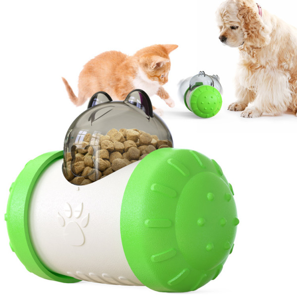 CAT DOG Slow Food Toy Pet Tumbler Puzzle Slow Food Leaking Ball Without Electric Pet Cat Dog Toy