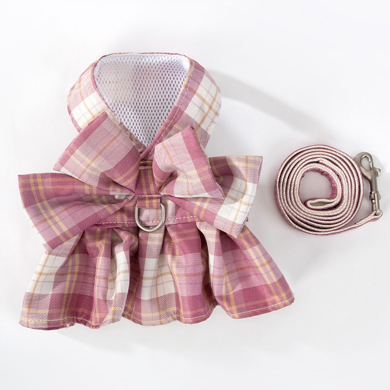 CAT Leashes & Collars Cat Jk Skirt Traction Rope Cat Go Out Vest Traction Rope Walking Cat Rope