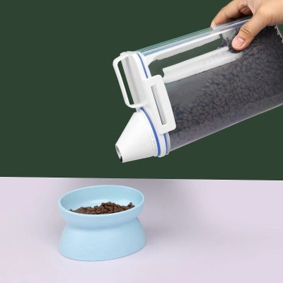 Cat Dog Food Sealed Storage Bucket 02